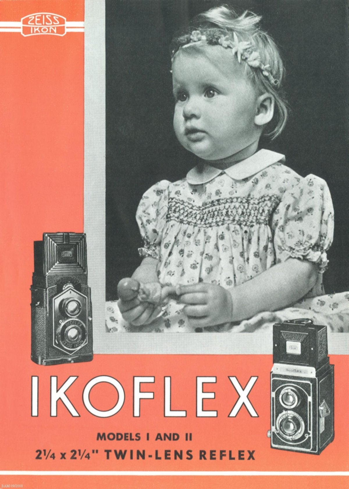 Zeiss Ikon Ikoflex Models I and II – Carl Zeiss, Inc. Leaflet CAM 66, 1936 – front cover