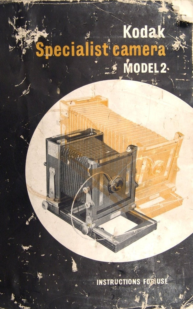 Kodak Specialist Camera Model 2 – Instructions for Use – front cover