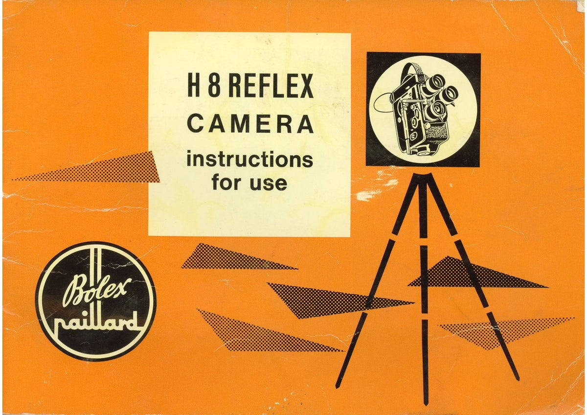 Bolex H8 Reflex Camera – Instructions for Use, English – front cover