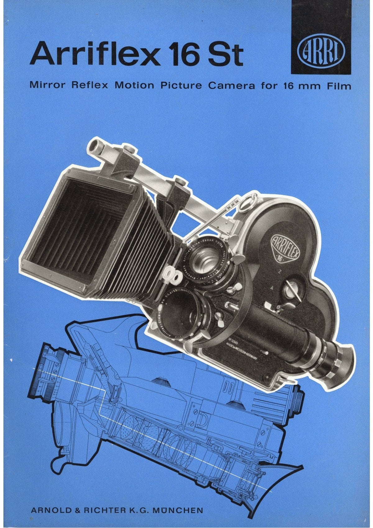 Arriflex 16 St – Mirror Reflex Motion Picture Camera for 16 mm Film: Brochure – front cover