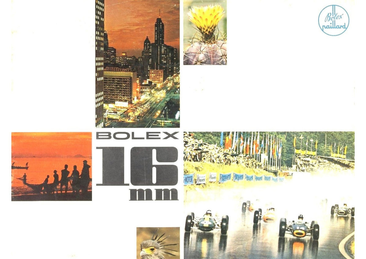 Bolex 16 mm – H16 Reflex Cameras and Accessories Brochure, English – front cover