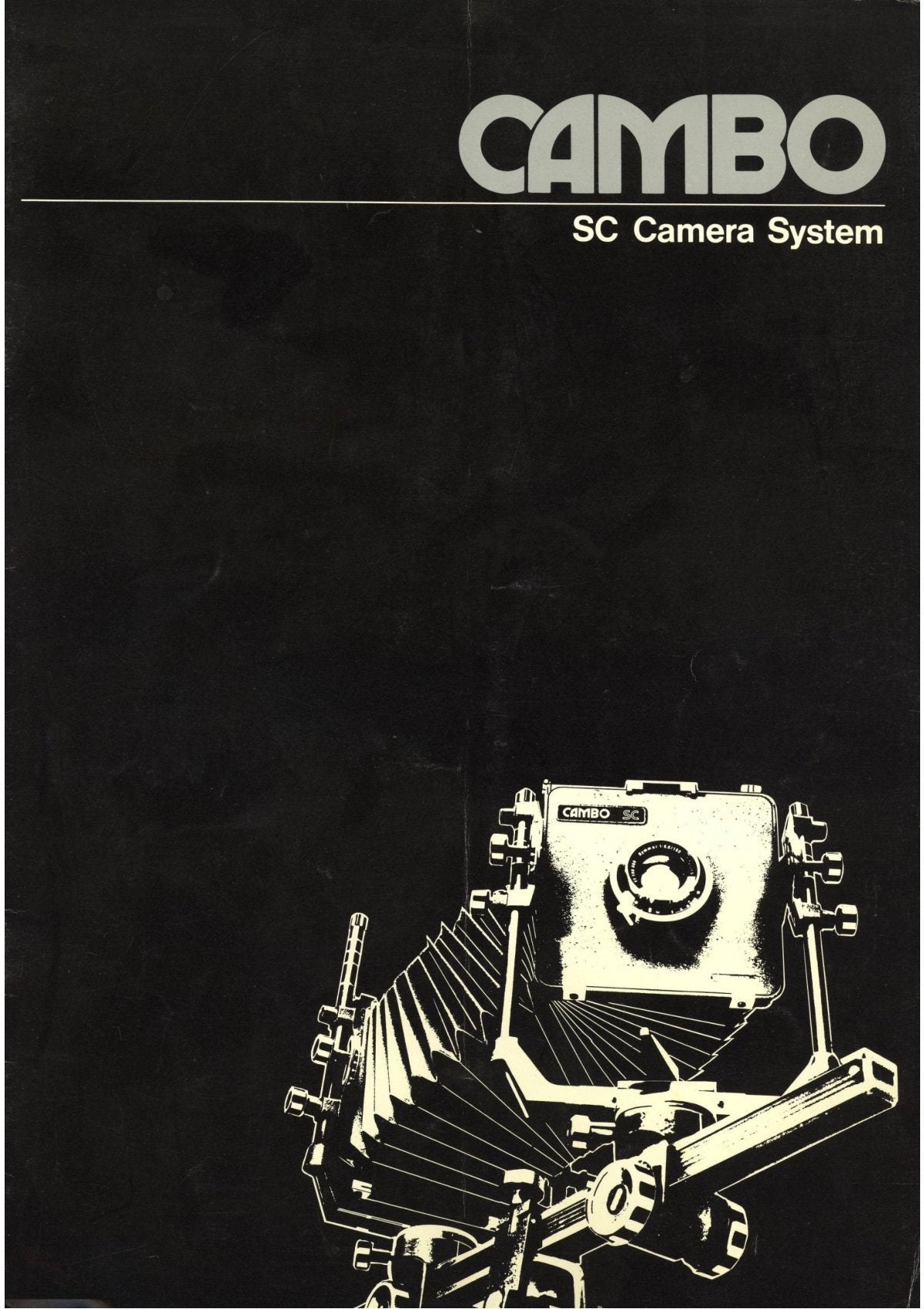 Cambo SC Camera System – Brochure, English – front cover