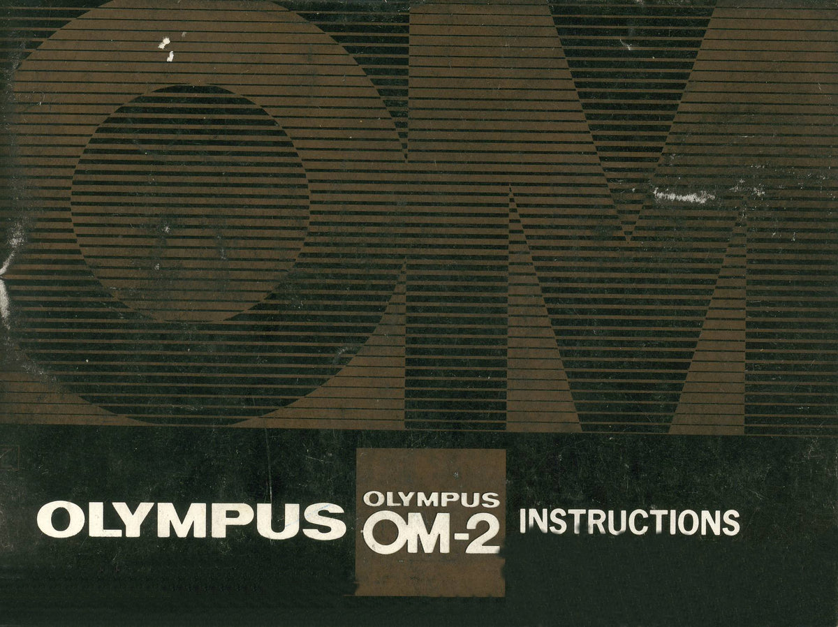 Olympus OM-2 35mm SLR – Instruction Manual in English – front cover