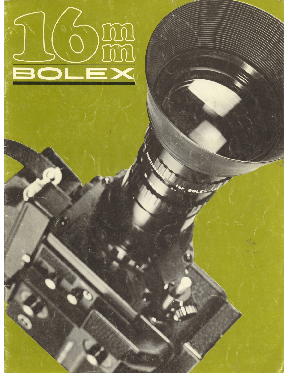 Bolex 16 mm – The Bolex H16 Range, Lenses and Underwater Housing Brochure – front cover