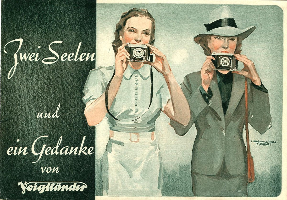 Voigtländer Klein-Bessa "Zwei Seelen und ein Gedanke" – Folder, July 1938 – front cover