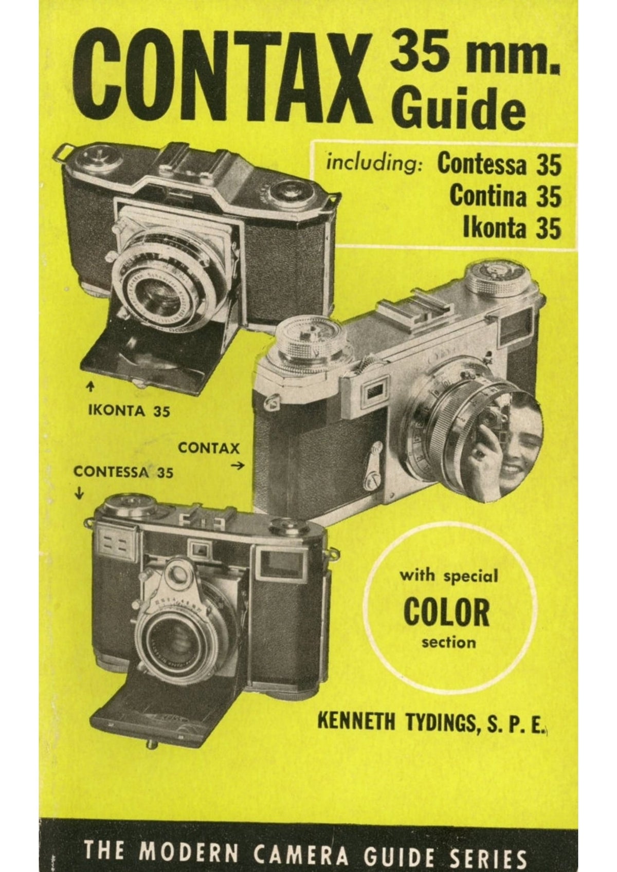 The Contax 35mm Guide by Kenneth S. Tydings – Contessa, Contina and Ikonta 35 – front cover