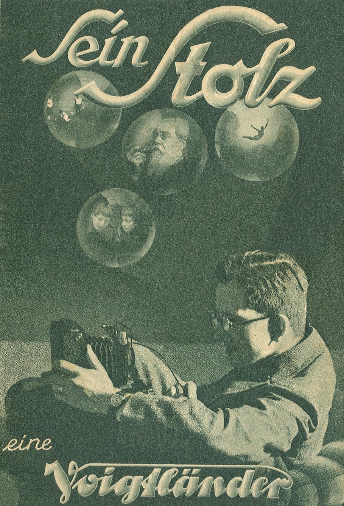 Voigtländer "Sein Stolz – eine Voigtländer" German Catalogue, April 1930 – front cover
