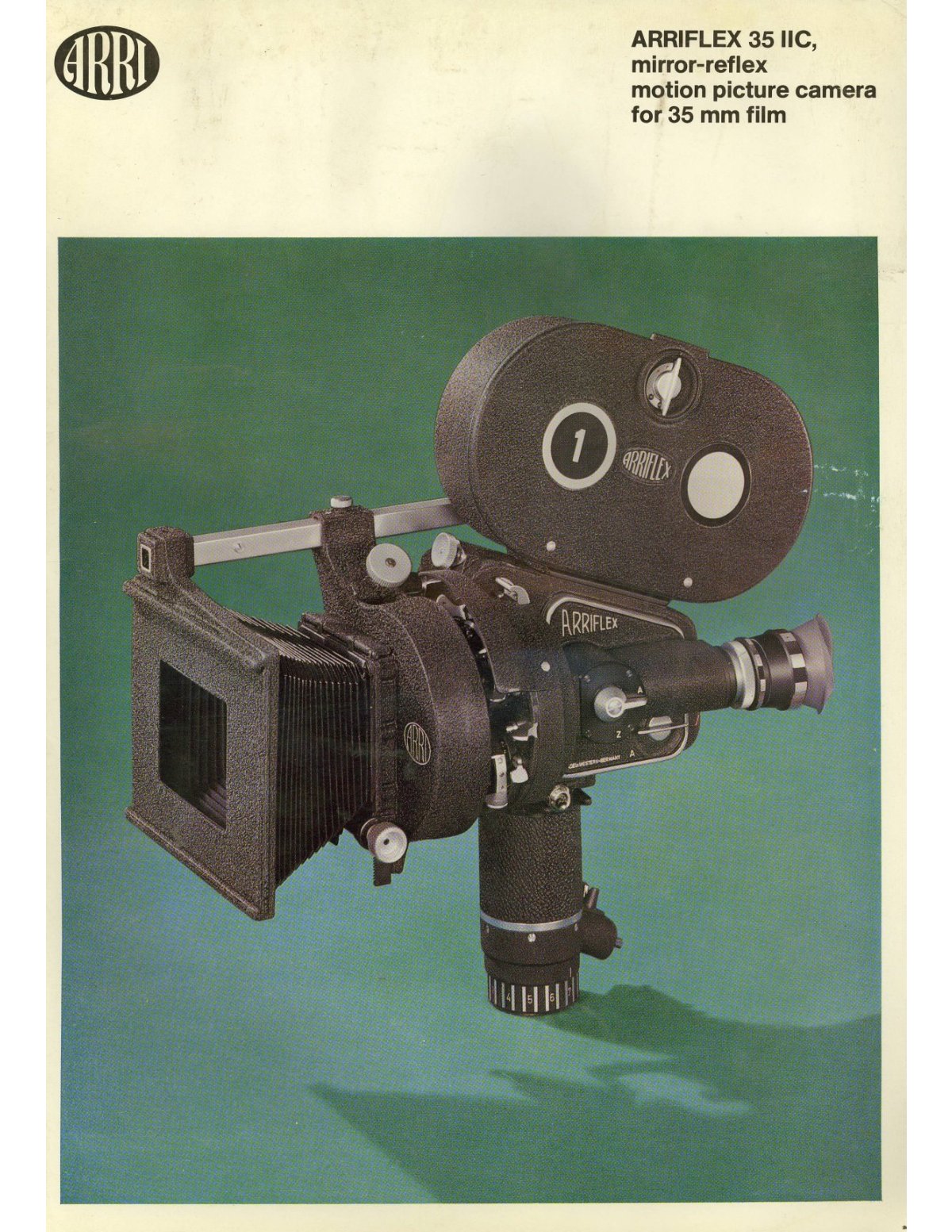 Arriflex 35 IIC – Mirror-Reflex Motion Picture Camera for 35 mm Film: Brochure – front cover