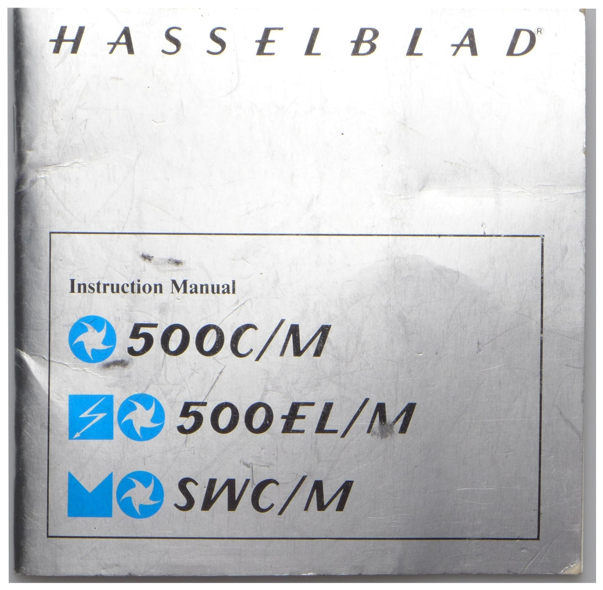 Hasselblad 500C/M, 500EL/M and SWC/M – Instruction Manual – front cover