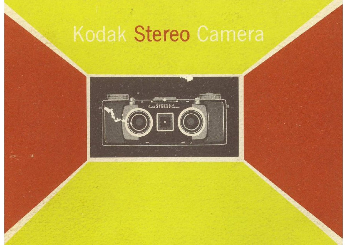 Kodak Stereo Camera – Instructions for Use, English – front cover