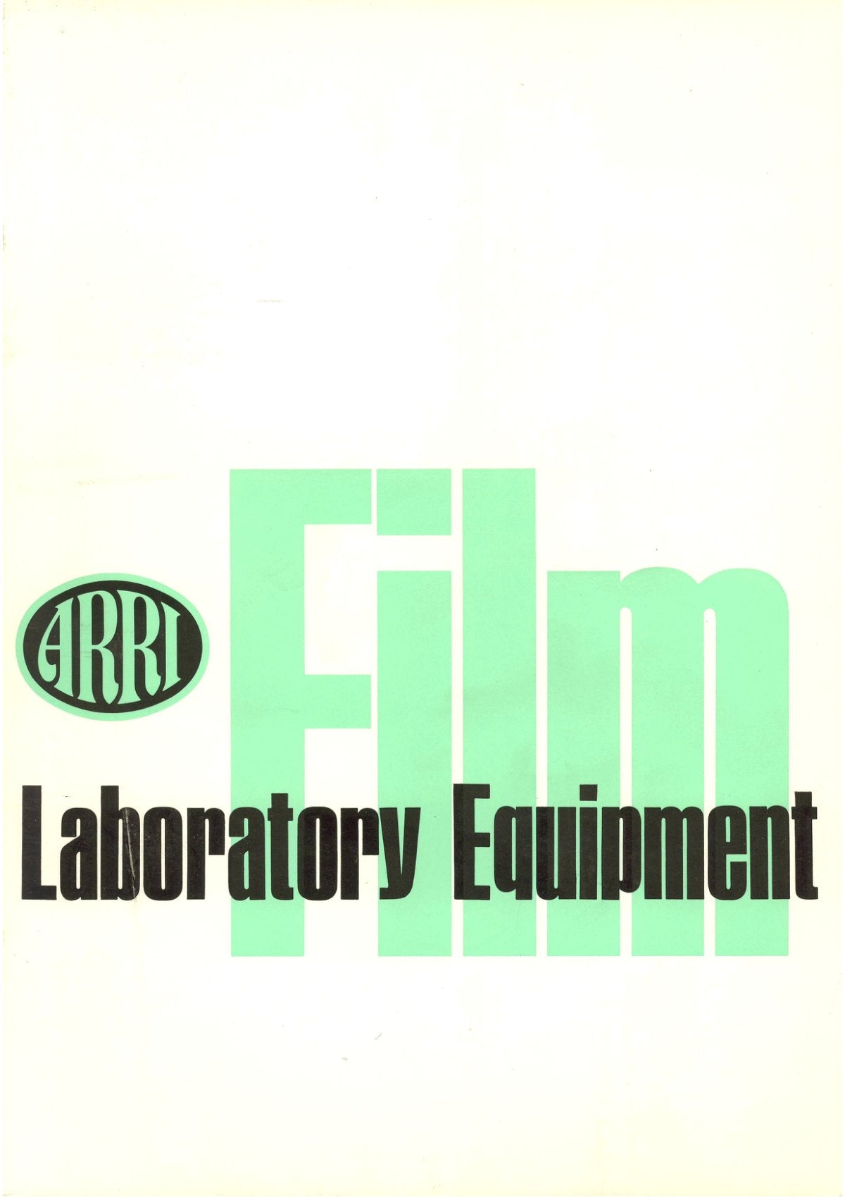 ARRI Film Laboratory Equipment – Second Arnold & Richter Laboratory Brochure – front cover