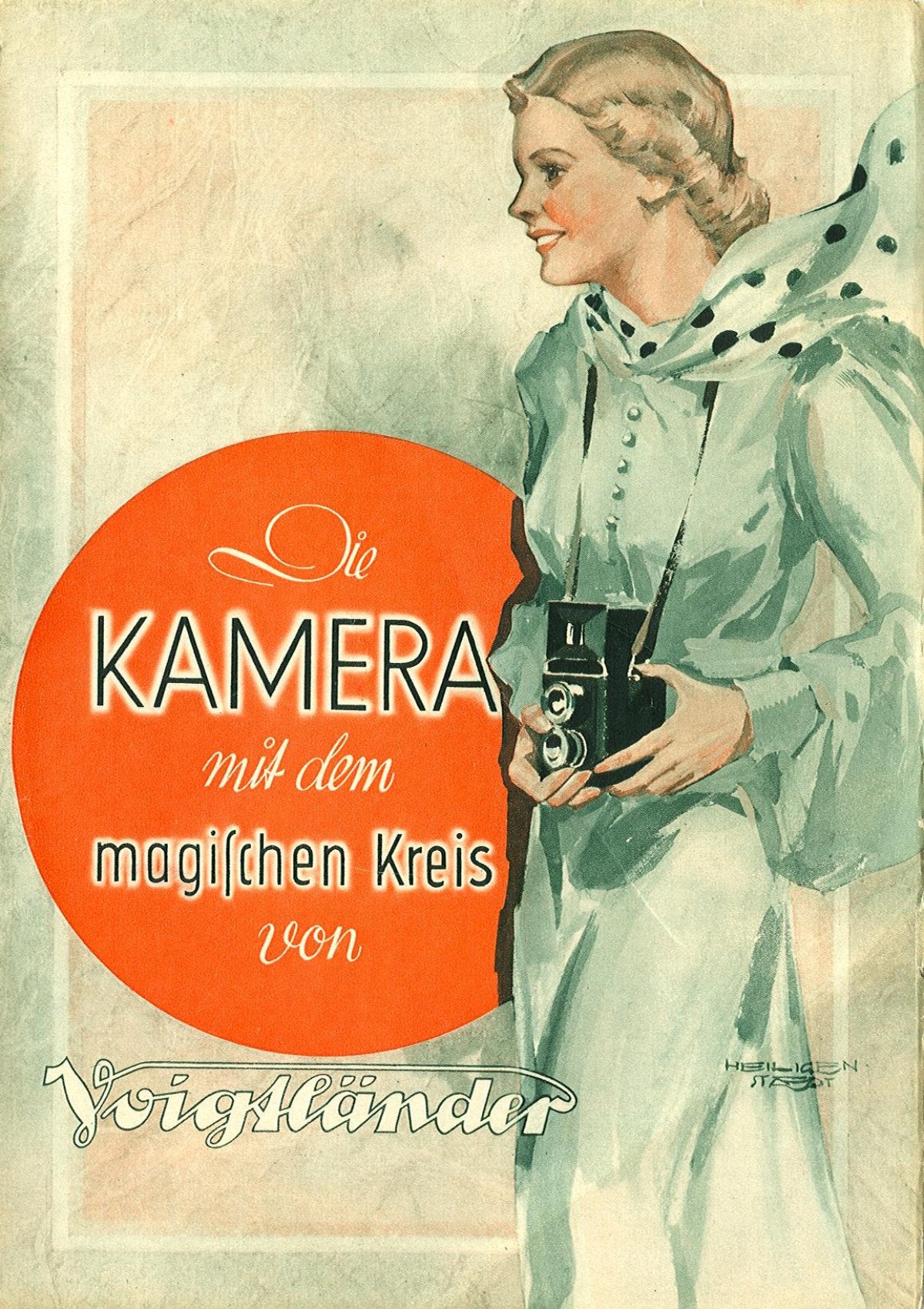Voigtländer Brillant – "Die Kamera mit dem magischen Kreis" Folder, September 1938 – front cover
