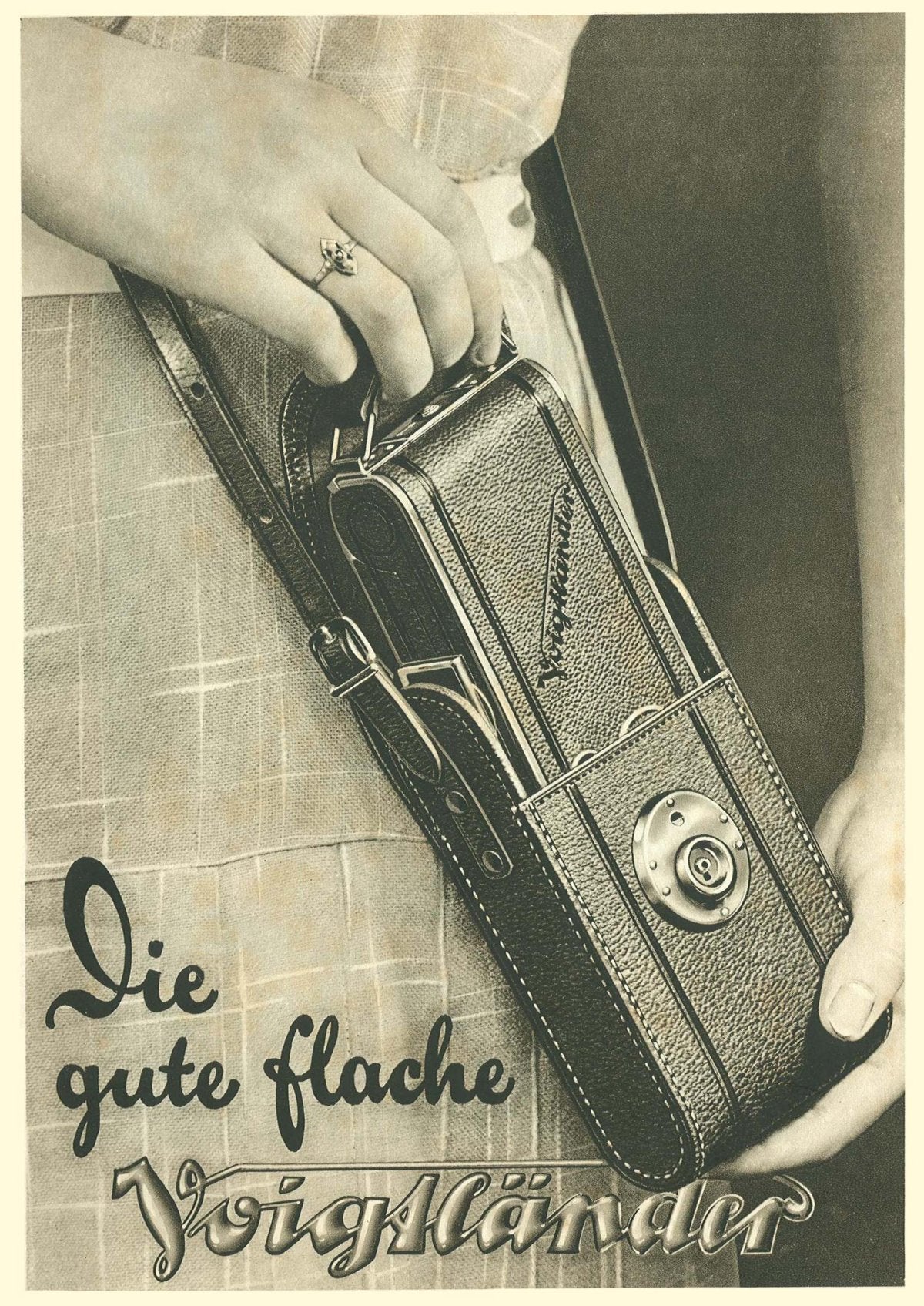 Voigtländer "Die gute flache Voigtländer" – Inos II and Jubilar German Catalogue, July 1933 – front cover