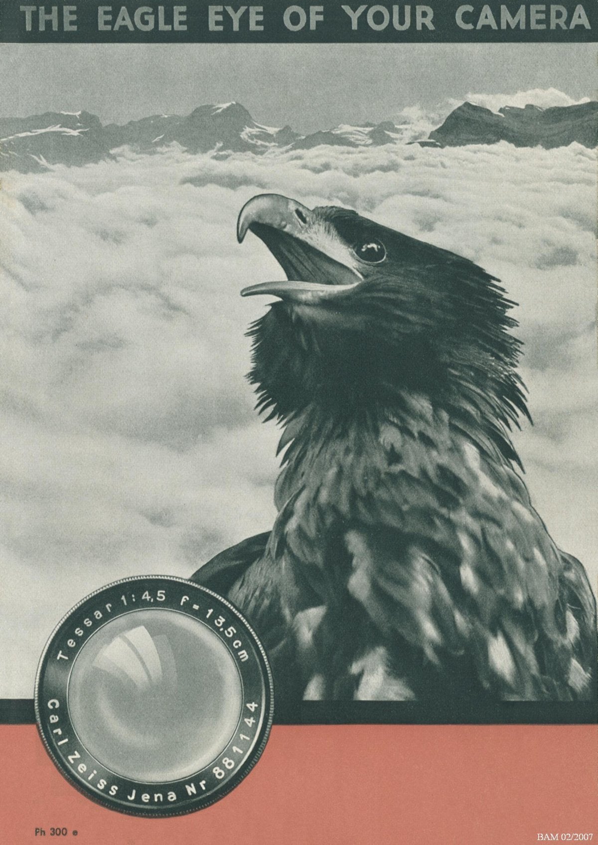 The Eagle Eye of Your Camera – Zeiss Tessar Lenses, Carl Zeiss Jena Booklet, 1932 – front cover