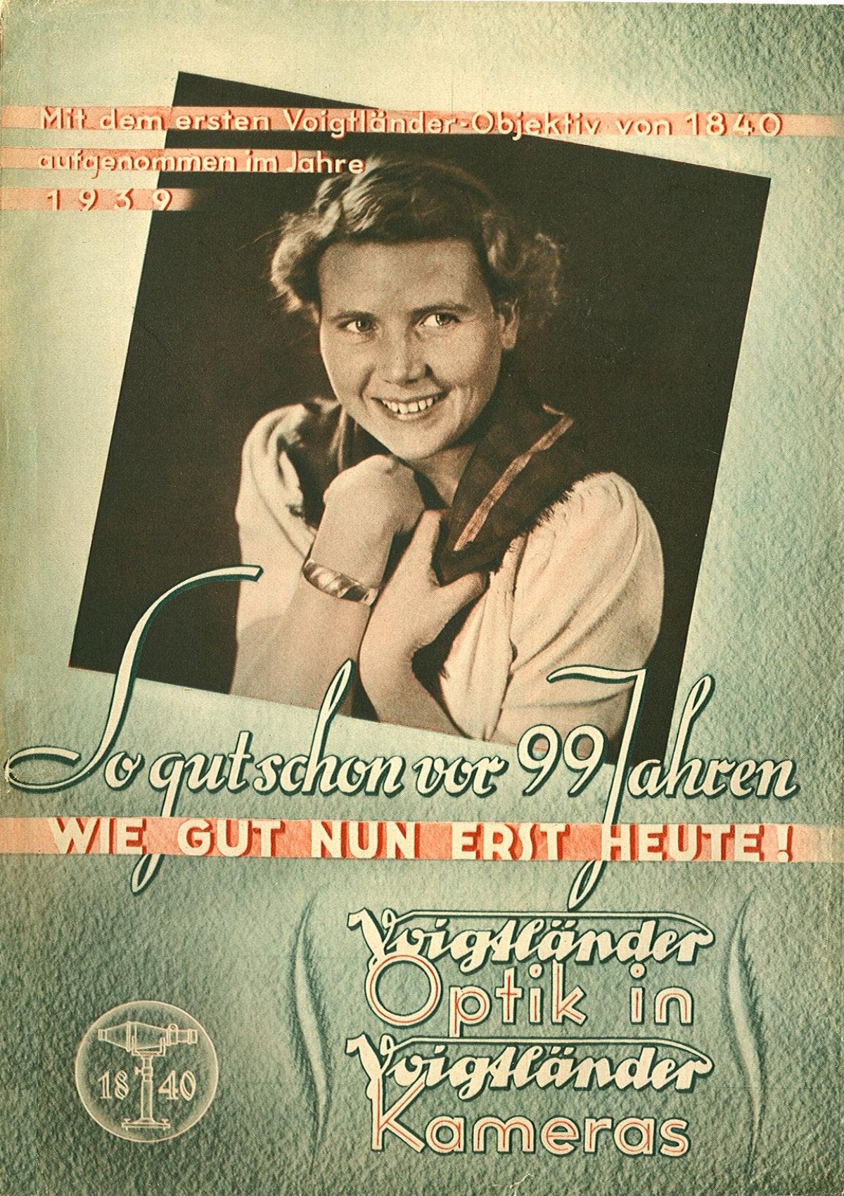 Voigtländer "So gut schon vor 99 Jahren" – Bessa and Brillant Folder, April 1939 – front cover