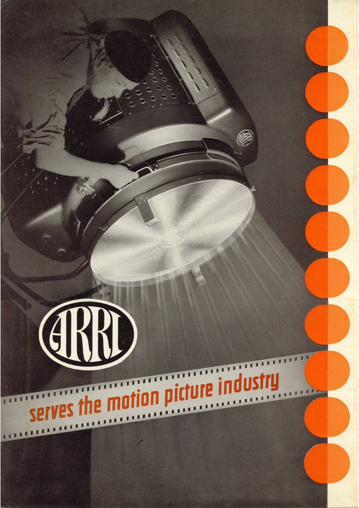 ARRI Serves the Motion Picture Industry – Arnold & Richter Company Brochure – front cover