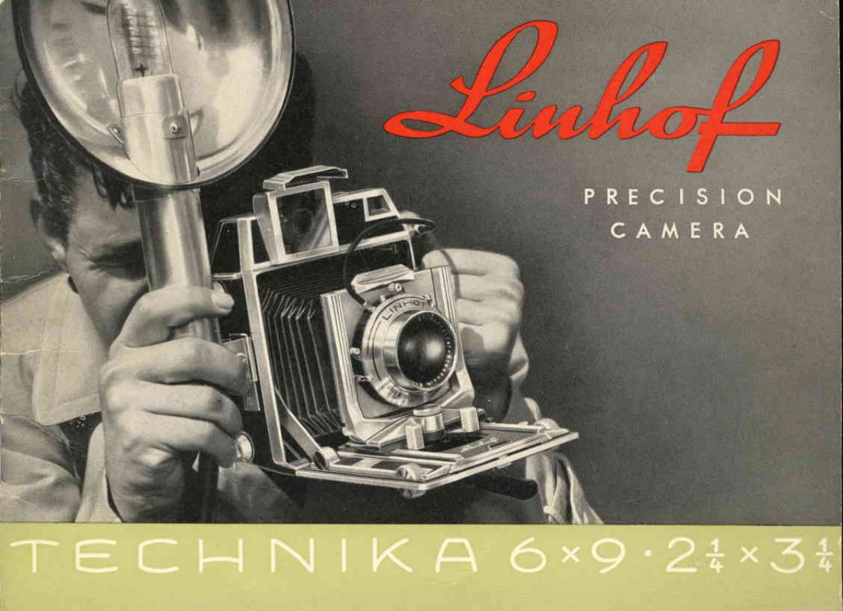 Linhof Super Technika 23 (Technika 6x9) Instruction Book – English – front cover
