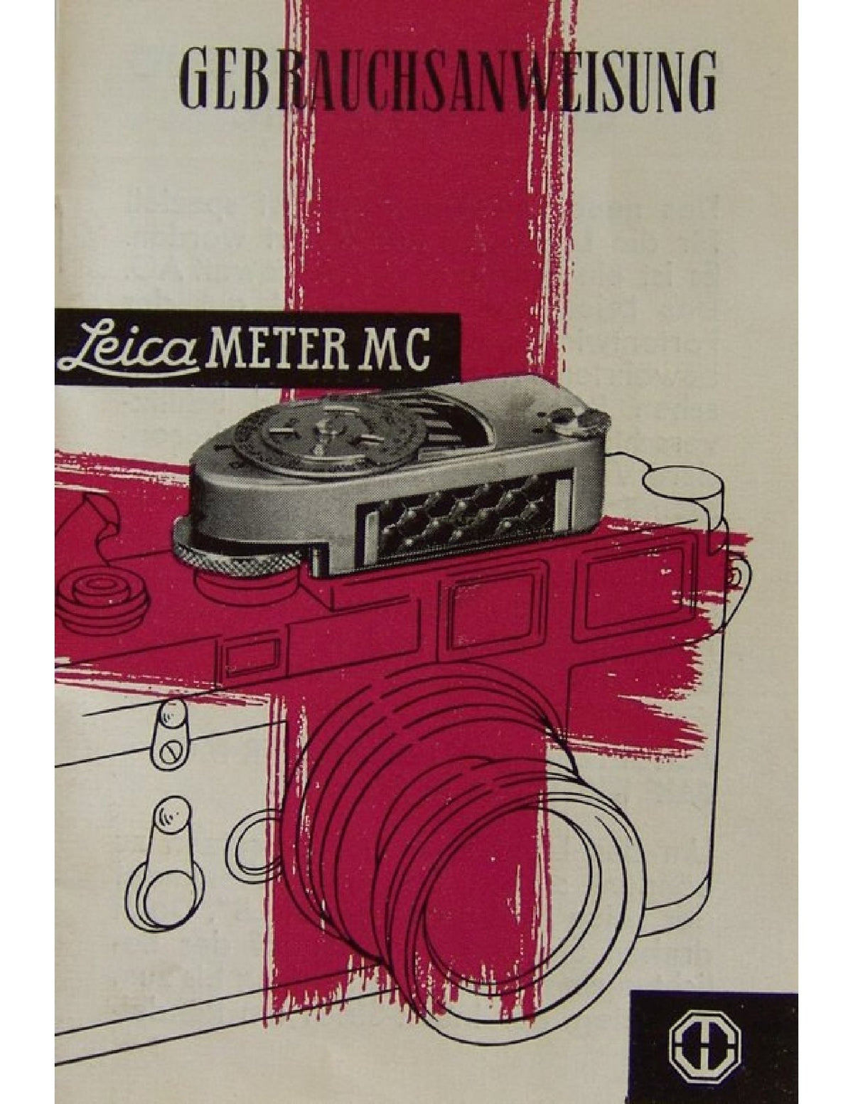 Leicameter MC – Gebrauchsanweisung, Metrawatt AG Nürnberg, German, 1957 – front cover