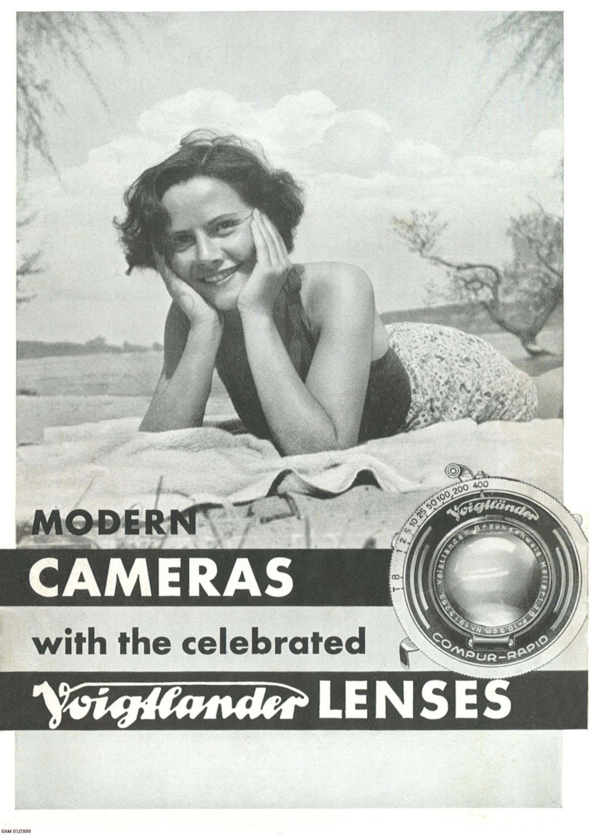 Modern Cameras with the Celebrated Voigtländer Lenses – English Folder, September 1937 – front cover