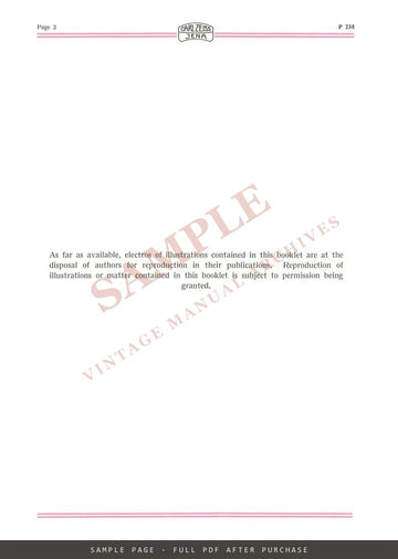 Carl Zeiss Jena – The New Extra Rapid Zeiss Photo Lenses (P 258), English – sample page 1 (watermarked preview)