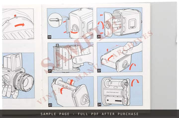 Hasselblad 503CW Instruction Manual – English (UK) Edition, 1998 – sample page 1 (watermarked preview)