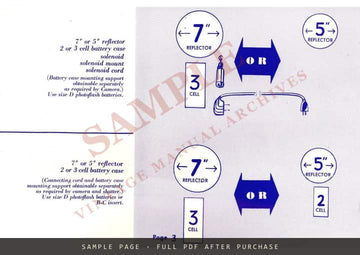 Graflite by Graflex – Instruction Manual, English – sample page 1 (watermarked preview)
