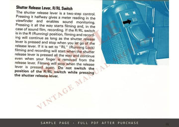 Canon 814 XL-S and 1014 XL-S Canosound Cameras – Instructions, English – sample page 1 (watermarked preview)