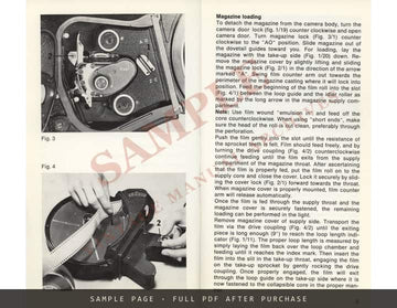 Arriflex 35 BL – Instruction Manual, English – sample page 1 (watermarked preview)