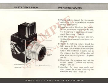 Kowa SIX Microscope Adapter – Instructions, English – sample page 1