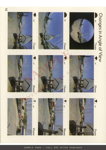 Canon FD Interchangeable Lenses – Brochure, English – sample page 1 (watermarked preview)