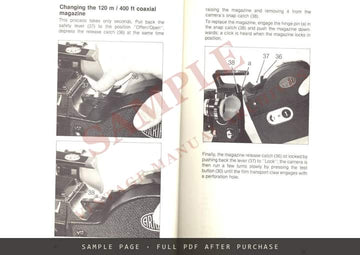 Arriflex 16 SR II – Instruction Manual, 1 January 1982 – sample page 1 (watermarked preview)