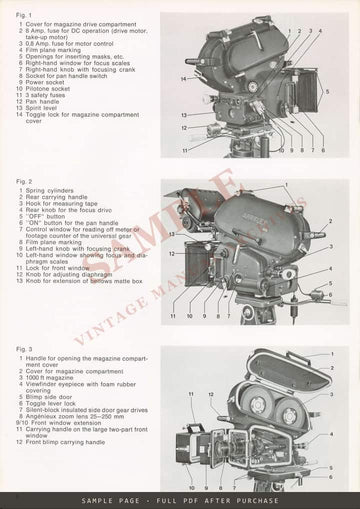 ARRI Blimp 300 – Technical Information, Arnold & Richter Leaflet – sample page 1 (watermarked preview)