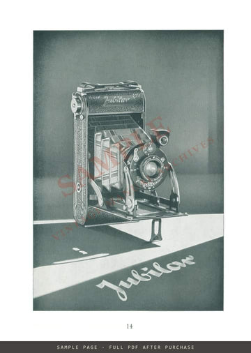 Voigtländer Cameras and Lenses – English Catalogue 3063, July 1933 – sample page 2 (watermarked preview)