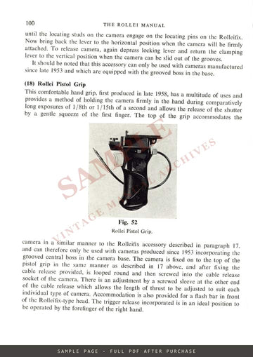 Rollei Manual, 5th Edition – The Complete Book of Twin-Lens Photography by Alec Pearlman – sample page 2 (watermarked preview)
