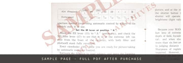Mamiya 16 EE De Luxe Subminiature Camera – User's Manual – sample page 2 (watermarked preview)