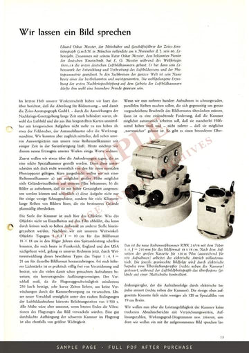 Zeiss Werkzeitschrift Heft 11, 15 January 1954 – German – sample page 2 (watermarked preview)