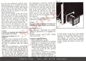 Hasselblad 2000FC Instruction Manual – English – sample page 2