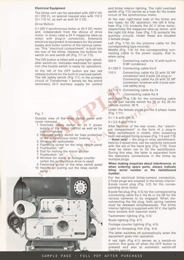 ARRI Blimp 300 – Technical Information, Arnold & Richter Leaflet – sample page 2 (watermarked preview)