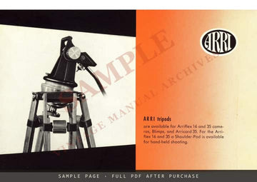 ARRI Serves the Motion Picture Industry – Arnold & Richter Company Brochure – sample page 2 (watermarked preview)