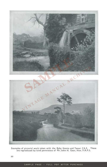 Zeiss Ikon Cameras – City Sale & Exchange Catalogue, London, c. 1934 – sample page 2 (watermarked preview)