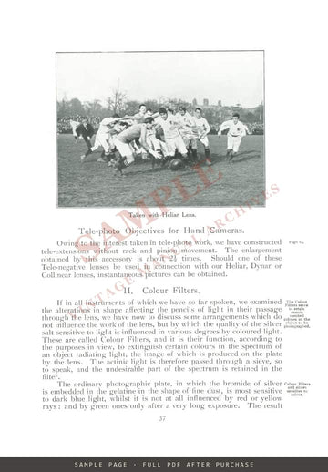 Voigtländer & Sohn Catalogue of Photographic Lenses, Cameras & Accessories, London, c. 1910 – sample page 2 (watermarked preview)