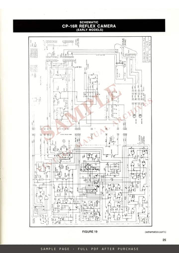 CP-16R Reflex 16mm Sound Camera System – Operation and Maintenance Manual, English – sample page 2 (watermarked preview)