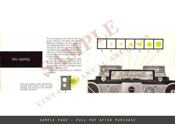 Kodak Stereo Camera – Instructions for Use, English – sample page 2