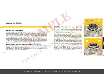 Kodak Retinette I with Large-Size Finder – Instructions, English – sample page 2