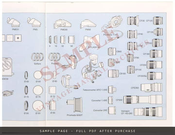 Hasselblad 503CW Instruction Manual – English (UK) Edition, 1998 – sample page 2 (watermarked preview)