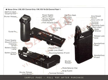 Olympus OM-2 35mm SLR – Instruction Manual in English – sample page 2 (watermarked preview)