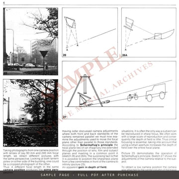 Cambo Handbook for the Technical Camera – SC System, English – sample page 2 (watermarked preview)