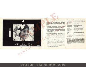 Leicina Super RT-1 – Instructions, Leitz Cine Camera, English – sample page 2
