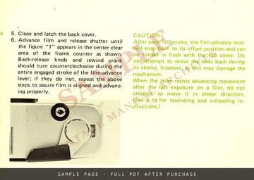 Minolta Hi-Matic G – Owner's Manual in English – sample page 2 (watermarked preview)