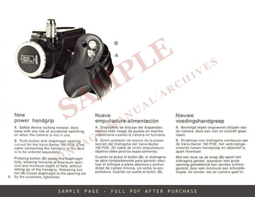 Bolex ESM – Instructions for Use, Multilingual – sample page 2 (watermarked preview)